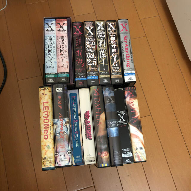 コレクション】X Japan VHS 15本セットミュージック - ミュージック