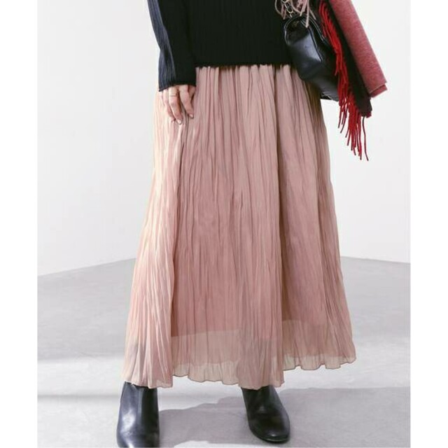 IENA(イエナ)の美品 ラトータリテ オーガンジートリコットスカート レディースのスカート(ロングスカート)の商品写真