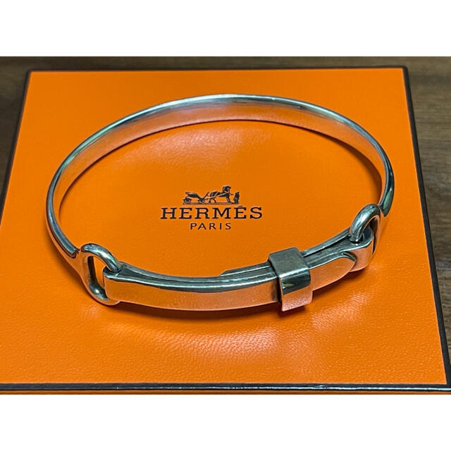 エルメス　HERMES シルバー　バングル✨シェーヌダンクル　マルジェラ