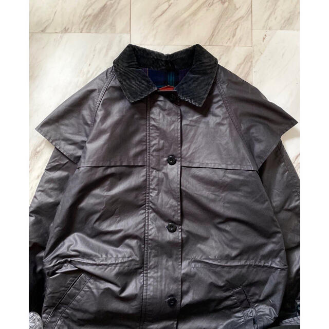 Barbour(バーブァー)のvintage usa製 ウールリッチ オイルド風 ブラック レイン ジャケット メンズのジャケット/アウター(ブルゾン)の商品写真