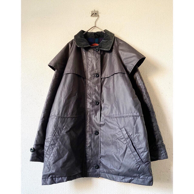 Barbour(バーブァー)のvintage usa製 ウールリッチ オイルド風 ブラック レイン ジャケット メンズのジャケット/アウター(ブルゾン)の商品写真