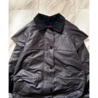 バーブァー(Barbour)のvintage usa製 ウールリッチ オイルド風 ブラック レイン ジャケット(ブルゾン)