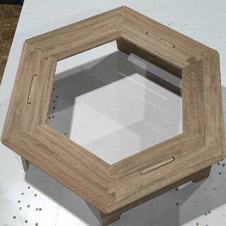 ヘキサテーブル　六角テーブル　レオ(テーブル/チェア)