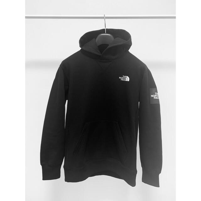 THE NORTH FACE SQUARE LOGO HOODIE ブラック　S