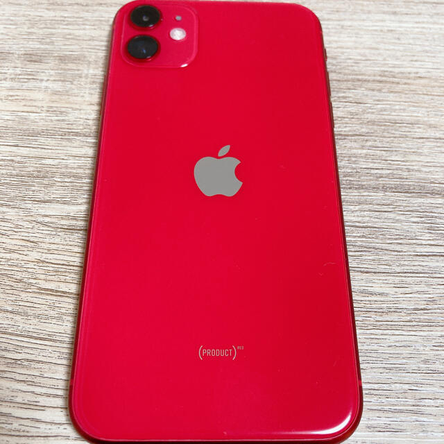 【1/4まで】iPhone 11 128 GB SIMフリー　Red 本体