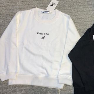 カンゴール(KANGOL)の新品KANGOL カンゴール  キッズ　　トレーナー　白　タグ付き(ジャケット/上着)