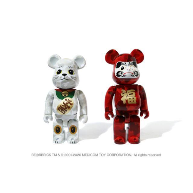 専用 BE@RBRICK MANEKINEKO & DARUMA