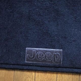 ジープ(Jeep)の送料無料ジープJeepマット純正ラングラー両面リバーシブル布ゴム(車内アクセサリ)