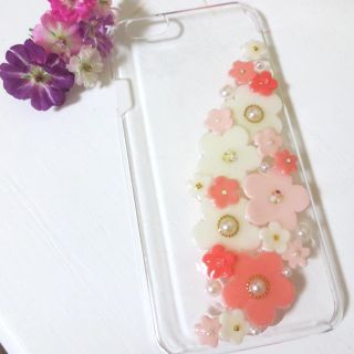 iPhone スマホ ケース お花(スマホケース)