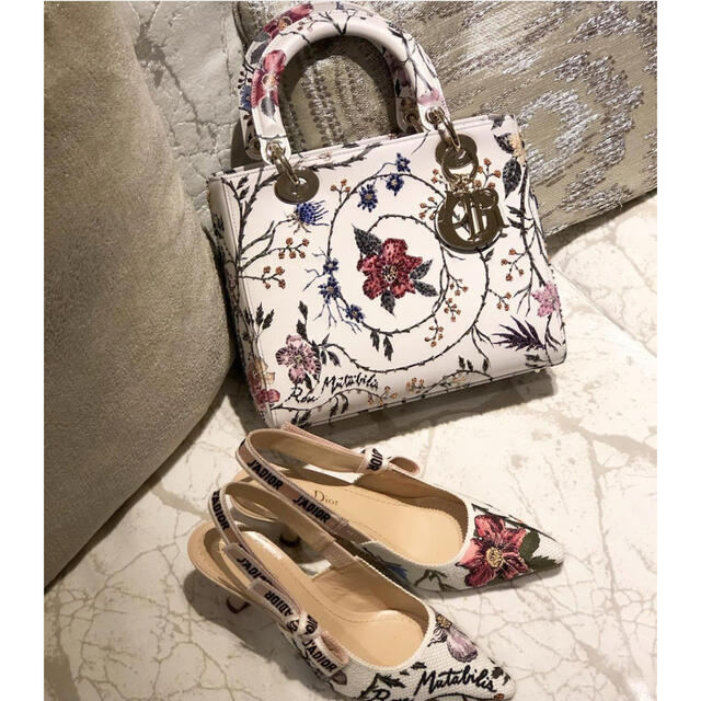 Dior(ディオール)のDior レア　ローザ　ムタビリス　レディディオール　Ladydior レディースのバッグ(ショルダーバッグ)の商品写真