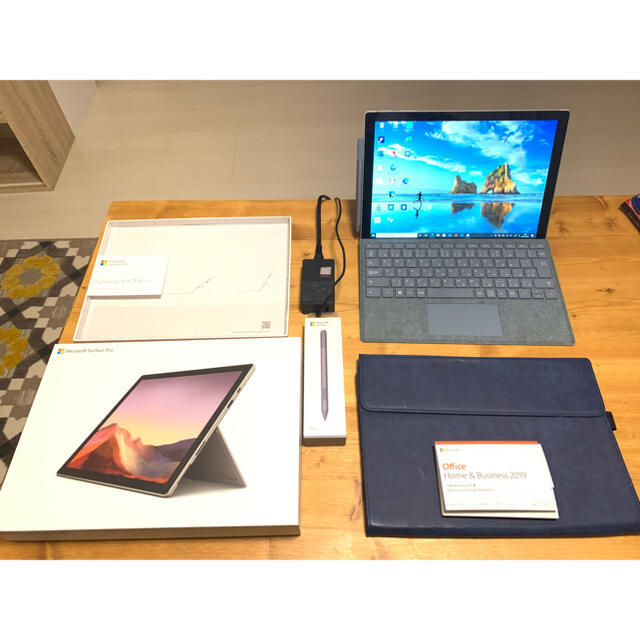 有名なブランド Microsoft [美品] Microsoft Surface Pro7（箱付）+付属品色々 ノートPC 