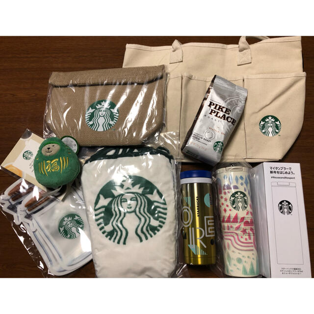 Starbucks Coffee(スターバックスコーヒー)のスターバックス　福袋　2021  9点セット 食品/飲料/酒の飲料(コーヒー)の商品写真