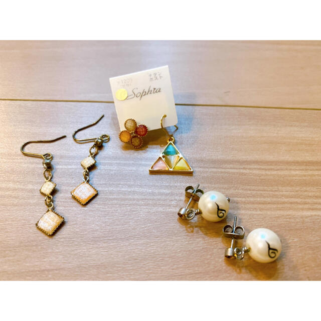 ピアス 3セット レディースのアクセサリー(ピアス)の商品写真