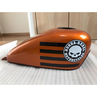 レブル250 タンクカバー(オレンジ)andエンジンカバー(黒)の通販 by
