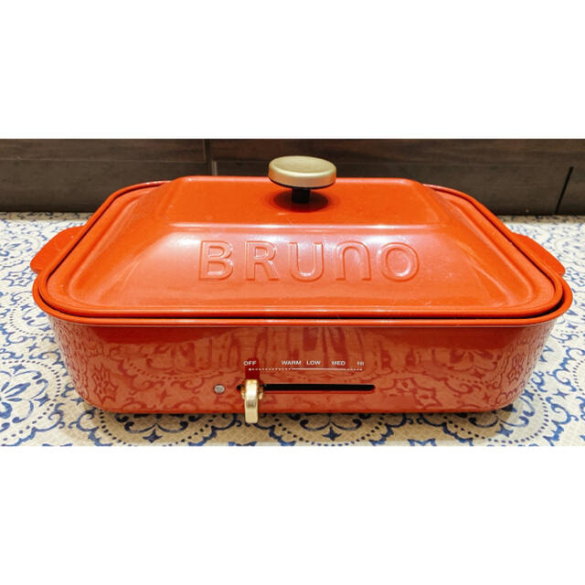 【新品＊送料込】BRUNO コンパクトホットプレート　赤