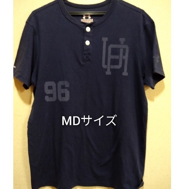 UNDER ARMOUR(アンダーアーマー)のアンダーアーマーTシャツ コットンスポーツTシャツM(紺・MDサイズ) スポーツ/アウトドアの野球(ウェア)の商品写真