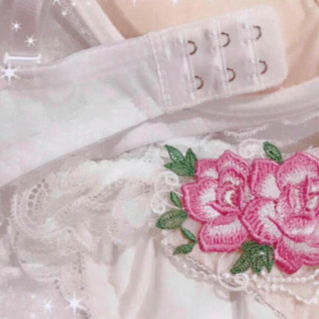 大人気❣選べるショーツ💕豪華ロマンティック薔薇刺繍💕ブラ＆ショーツ レディースの下着/アンダーウェア(ブラ&ショーツセット)の商品写真
