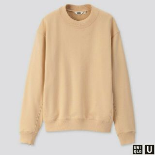 ユニクロ(UNIQLO)のUniqlo U　スウェットシャツ（クリーム）(トレーナー/スウェット)