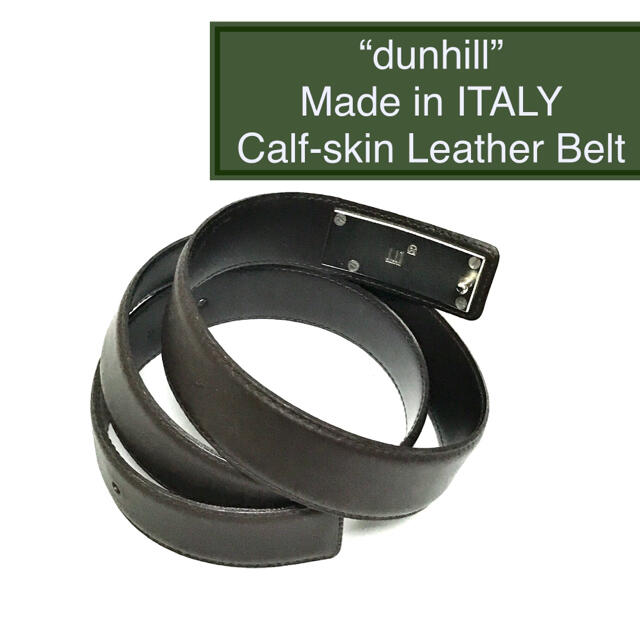 DUNHILL Calfskin Leather Belt