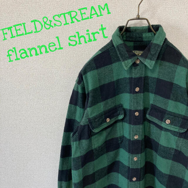 FIELD&STREAM 肉厚　ネルシャツ チェック 90's ヴィンテージ