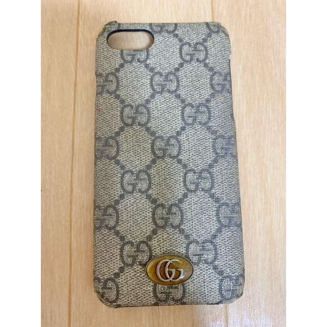 Gucci(グッチ)のGUCCI GGパターンオフディアiPhone7、8、se2ケース スマホ/家電/カメラのスマホアクセサリー(iPhoneケース)の商品写真