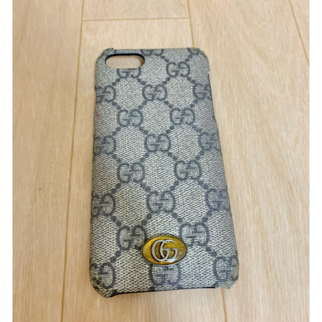 Gucci(グッチ)のGUCCI GGパターンオフディアiPhone7、8、se2ケース スマホ/家電/カメラのスマホアクセサリー(iPhoneケース)の商品写真