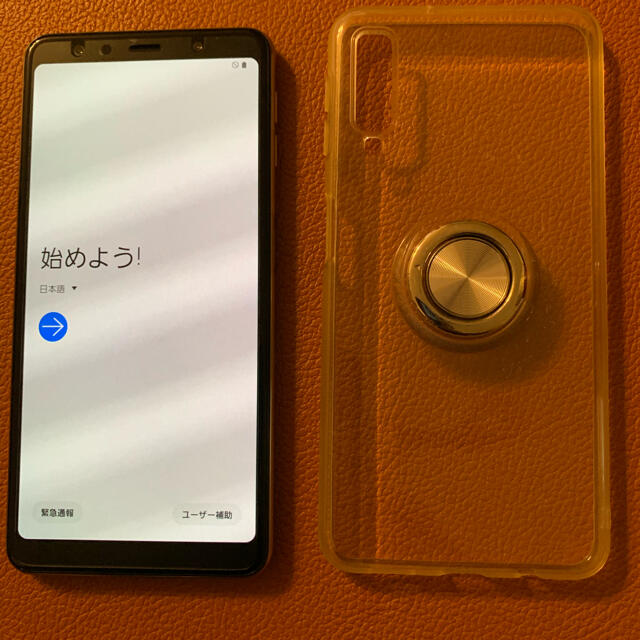 Galaxy(ギャラクシー)のGALAXY A7 (GOLD) スマホ/家電/カメラのスマートフォン/携帯電話(スマートフォン本体)の商品写真