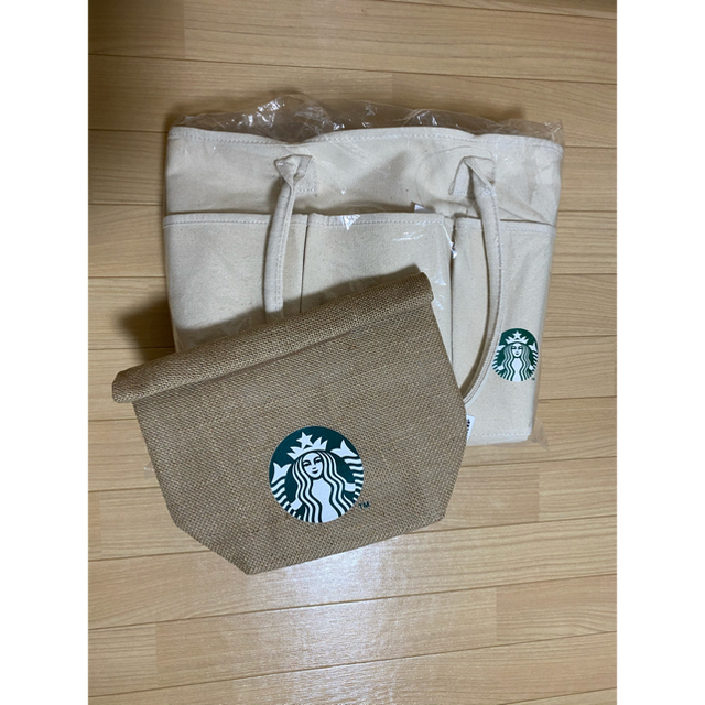 Starbucks Coffee(スターバックスコーヒー)の【2点セット】スタバ福袋2021 トート＋ランチバッグ その他のその他(その他)の商品写真