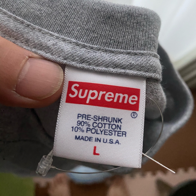 Supreme(シュプリーム)のSupreme Bandana Box Logo Tee Grey L グレー メンズのトップス(Tシャツ/カットソー(半袖/袖なし))の商品写真