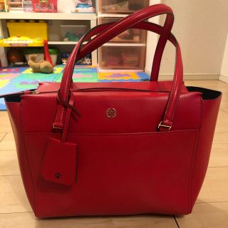 トリーバーチ(Tory Burch)のトリーバーチ ハンドバッグ トートバッグ 赤(トートバッグ)