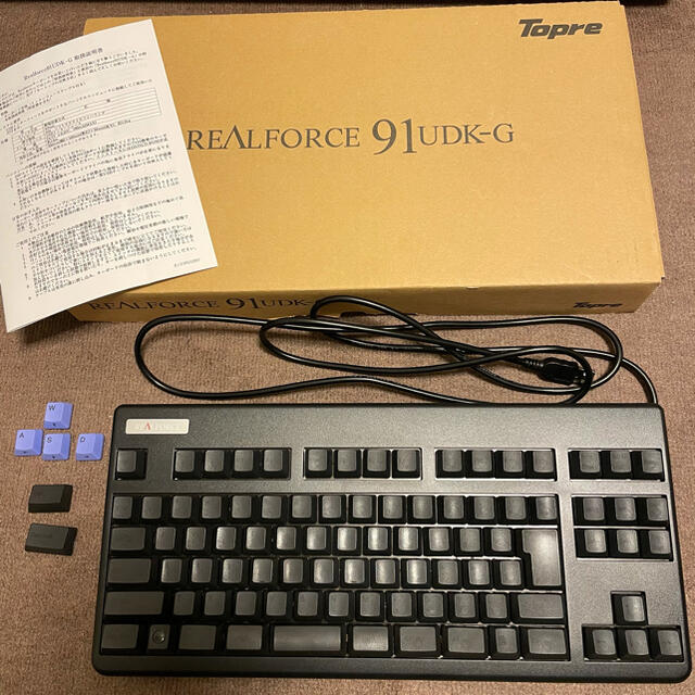 東プレ Realforce 91UDK-G テンキーレス 日本語配列