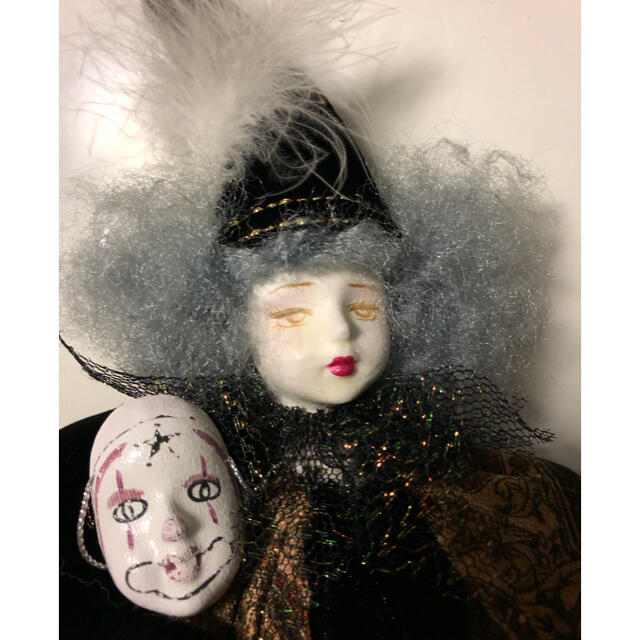 アンティークドール ピエロ 人形 美品の通販 by lacecat's shop アンティークドール ピエロ 人形 美品の通販 by lacecat's shop