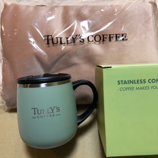 タリーズコーヒー(TULLY'S COFFEE)のタリーズ ステンレス タンブラー ブランケット 2点セット 福袋 2021 新品(タンブラー)