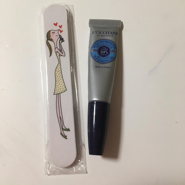 L'OCCITANE(ロクシタン)のロクシタン　【新品】SHネイルオイル＆ネイルケアセット コスメ/美容のネイル(ネイルケア)の商品写真