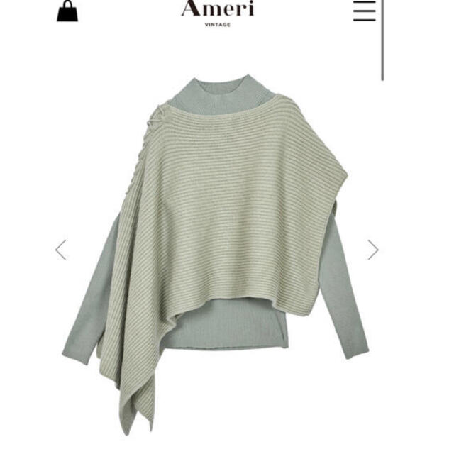 Ameri VINTAGE(アメリヴィンテージ)のameri vintage  4WAY MUFFLER LAYERED KNIT レディースのトップス(ニット/セーター)の商品写真