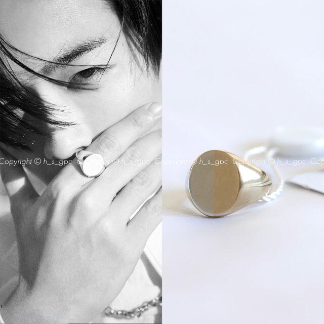 Maison Martin Margiela(マルタンマルジェラ)の【名作】メゾン マルジェラ オーバル シグネット リング 指輪 SILVER メンズのアクセサリー(リング(指輪))の商品写真