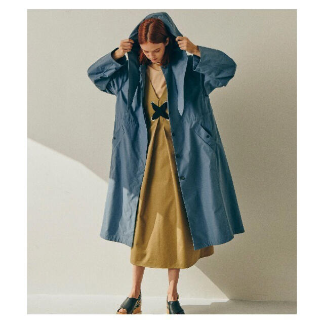 LE CIEL BLEU - Scarf Parka コート LE CIEL BLEU ルシェルブルーの