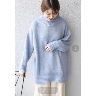 シップスフォーウィメン(SHIPS for women)の美品＊SHIPS＊キッドモヘヤハイネックプルオーバー(ニット/セーター)