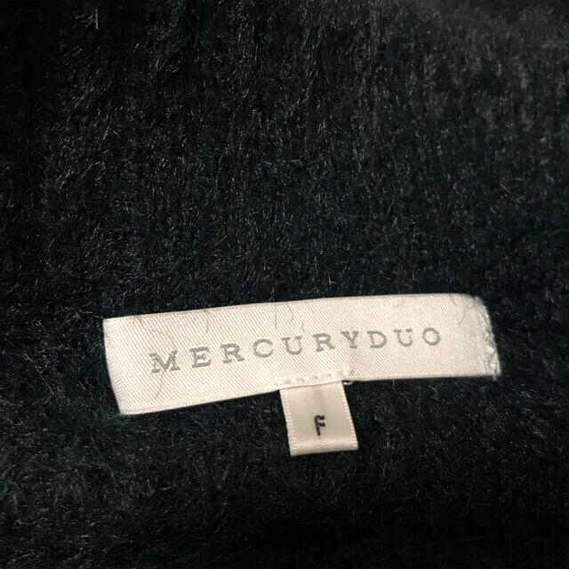 MERCURYDUO(マーキュリーデュオ)のお値下げ　MCRCURYDUO ニットワンピース美品✨ レディースのワンピース(ひざ丈ワンピース)の商品写真