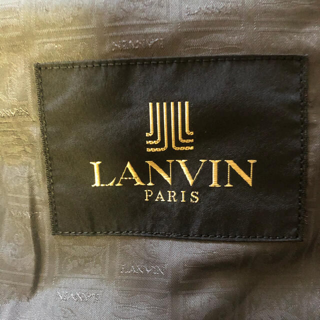 LANVIN(ランバン)のランバン テーラード ジャケット ストライプ ウール フォーマル スーツ メンズのジャケット/アウター(テーラードジャケット)の商品写真
