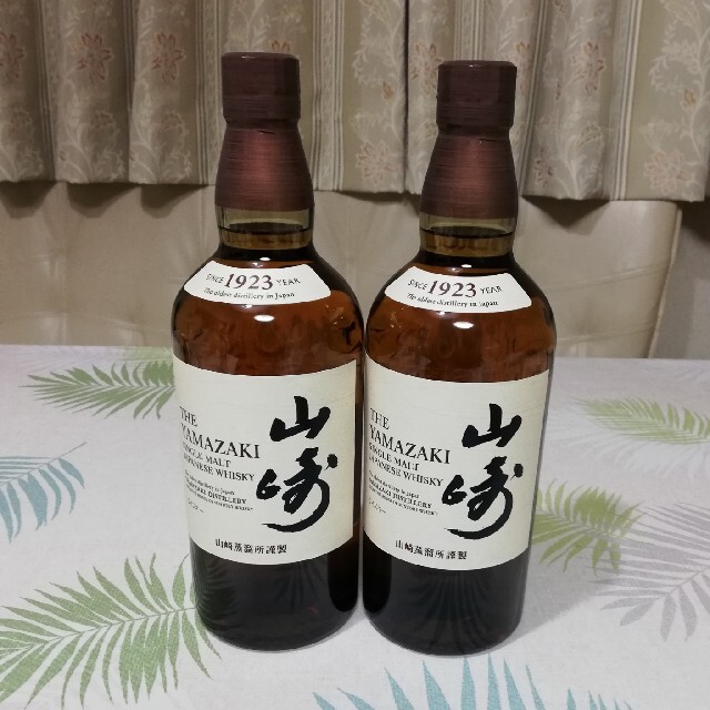 サントリー山崎　ノンエイジ700ml　2本 食品/飲料/酒の酒(ウイスキー)の商品写真