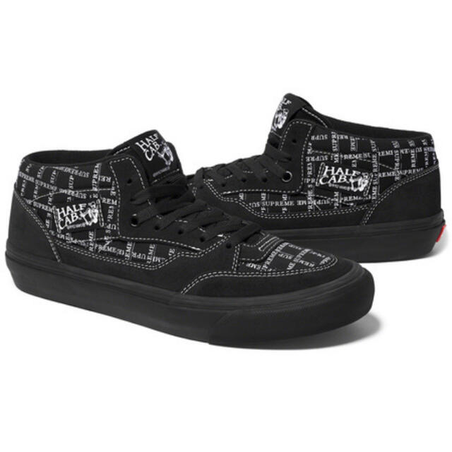 キムタク　私物　Supreme Vans ハーフキャブ　ブラック　27cm