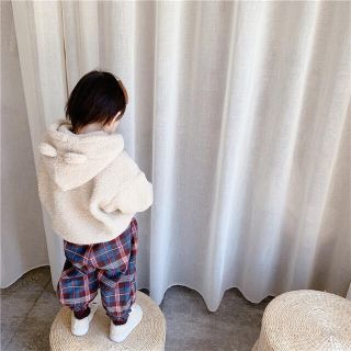 韓国子供服くまちゃんモコモコボア