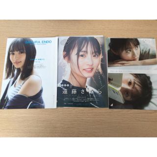 ノギザカフォーティーシックス(乃木坂46)の乃木坂46 遠藤さくら　切り抜き12枚　袋とじ16p グラビア(アイドルグッズ)