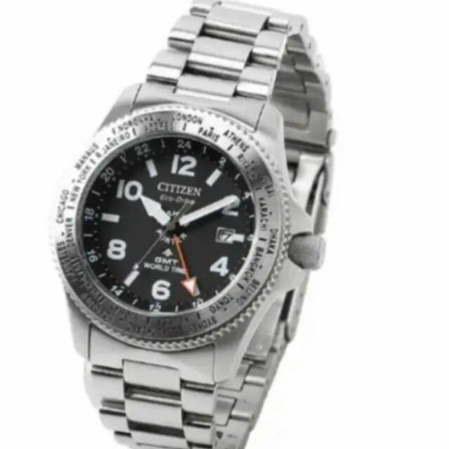 【CITIZEN X PORTER】GMT WORLD TIME【新品シルバー】