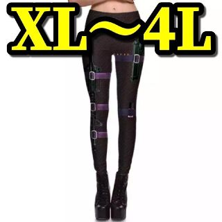 大きいサイズ レディース レギンス ヨガパンツ フィットネス XL 3L 4L(レギンス/スパッツ)