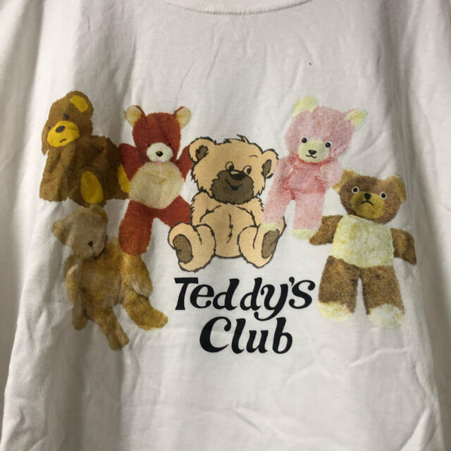 Candy Stripper(キャンディーストリッパー)のCandy stripper TEDDY CLUB BIG BIG Tシャツ レディースのワンピース(ひざ丈ワンピース)の商品写真