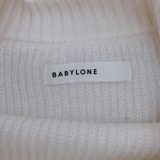 BABYLONE(バビロン)のバビロン　ニットワンピース レディースのワンピース(ミニワンピース)の商品写真