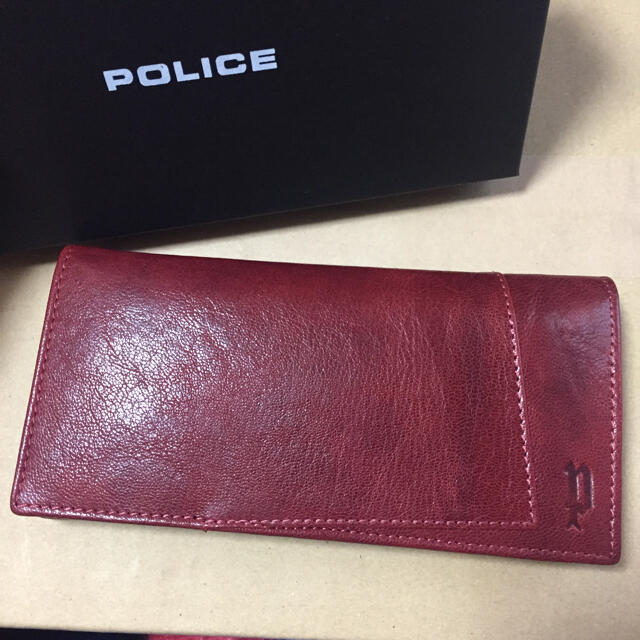 POLICE(ポリス)の新品 POLICE ポリス 長財布 ワインレッド 箱付き 福袋 メンズのファッション小物(長財布)の商品写真