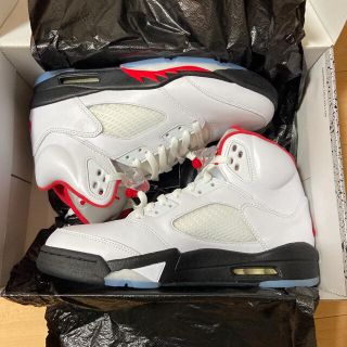 ナイキ(NIKE)のair jordan5 fire red(スニーカー)